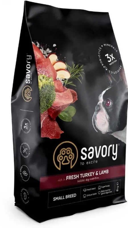 Savory Small Breed rich in Fresh turkey & Lamb (1)