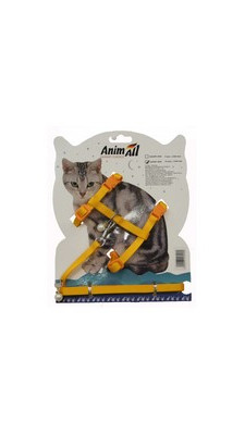 Поводок+шлея  на блистері для кота 7*1200 мм, HJ-LH 200  Анімалл