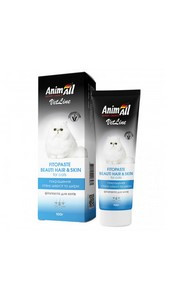 Фітопаста для покращення якості хутра для котів 100 гр  АнімАлл ВетЛайн