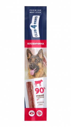 CLUB 4 PAWS М'ясна палочка преміум для собак.Яловичина.0,012кг