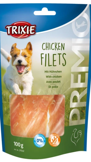 Ласощі для собак "PREMIO Chicken Filets" куряче філе 100гр