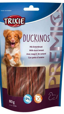 Ласощі для собак "PREMIO Duckinos" з качкою 80гр