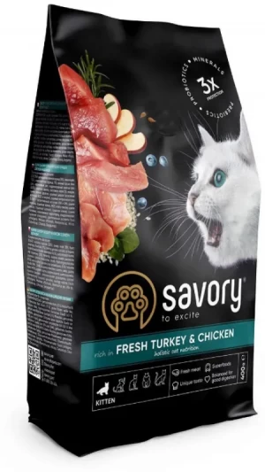 Savory Kitten Chicken with Fresh Turkey (0,4)